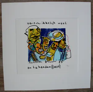 Herman Brood - Zeefdruk: Verschrikkelijk veel onbekenden(feest) - 1993 kopen? Bied vanaf 275!