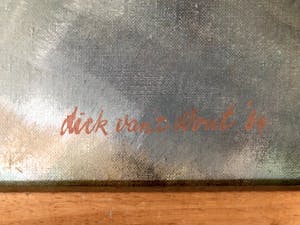 Dick van 't Wout - Heipalen - Olieverf op doek kopen? Bied vanaf 120!