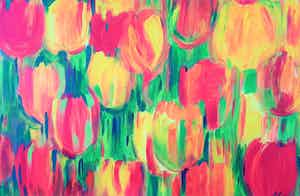 Elena Polyakova - Elena Polyakova - Tulpen verkocht voor € 225!