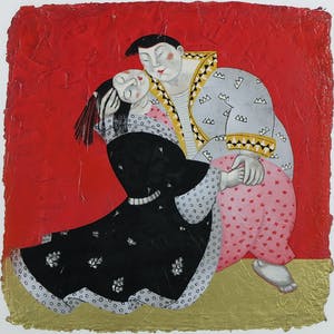 Ada Breedveld - Zeefdruk, Femmes Japonnais VI - Ingelijst kopen? Bied vanaf 50!