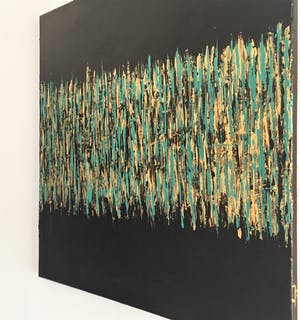 John Foppen - City Vieuw By Night .....# K06. XL. Diptych . GROOT. kopen? Bied vanaf 169!