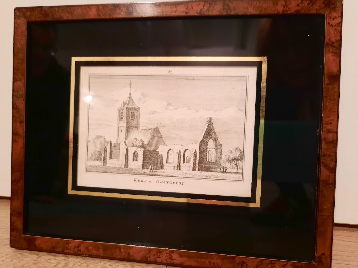 Abraham Rademaker - Kerk te Oegstgeest verkocht voor € 20!