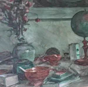 Jan Loots - Stilleven met globe kopen? Bied vanaf 250!