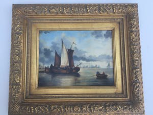 Niet of onleesbaar gesigneerd - Signatuur J v D kopen? Bied vanaf 10!