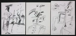 Anton Martineau - Lot van 6 unieke tekeningen op papier! kopen? Bied vanaf 1!