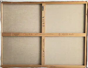 Buy Marie Louise Ogier - Landschaft mit See und Boot - ca. 1960 - XXL? Bid from 500!