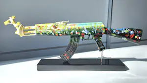 Diederik Van Apple - AK-47 Peace Edition, kunststof object in originele kist kopen? Bied vanaf 375!