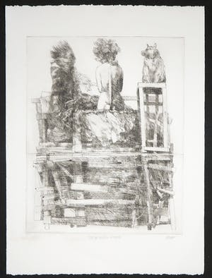 Gradus Verhaaf - Ets, Tot op zekere hoogte kopen? Bied vanaf 1!