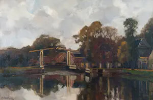 Nicolaas Syvert Bastert - Brug over de Vecht bij Loenen kopen? Bied vanaf 2600!