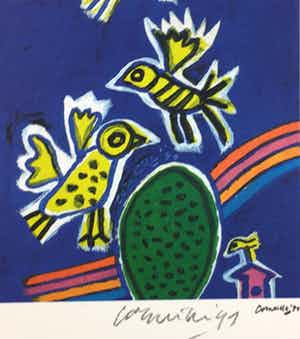 Corneille - 1991, 'The Tie', HANDGESIGNEERD(!) verkocht voor € 169!