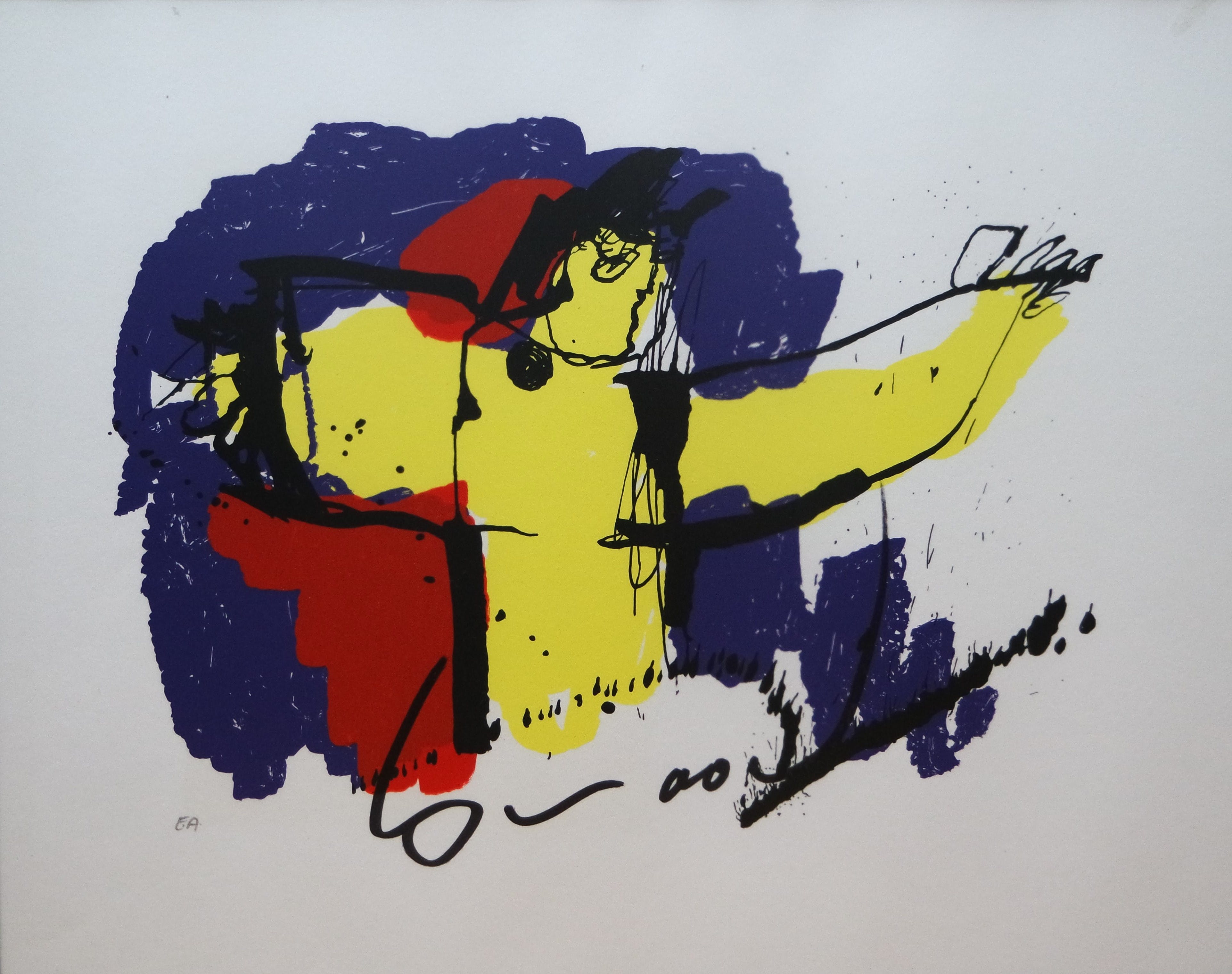 Herman Brood - zeefdruk op dik papier - "Brasil God" kopen? Bied vanaf 145!