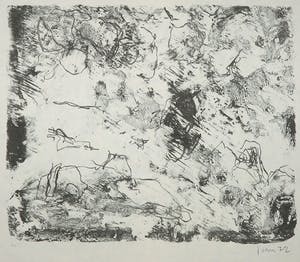 Asger Jorn - Litho op Japon, Het verhaal van het dure brood kopen? Bied vanaf 1!