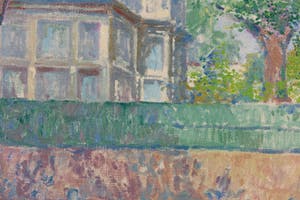 Hessel de Boer - Olieverf op doek, Stadsgezicht Den Haag - Ingelijst kopen? Bied vanaf 450!