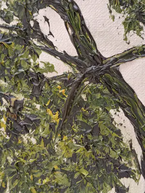 Jan de Kort - Boom - olieverf op doek. kopen? Bied vanaf 75!