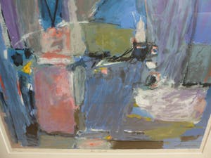 Wil van Leeuwen - Litho, De lente, Ingelijst kopen? Bied vanaf 45!