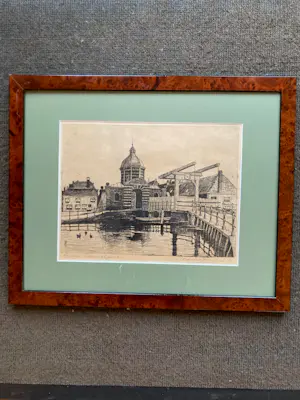 Marius Janssen - Stadsgezicht Morschpoort Leiden kopen? Bied vanaf 75!