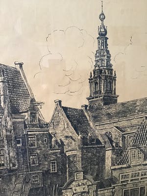 Niet of onleesbaar gesigneerd - Zuiderkerkhofpoortje kopen? Bied vanaf 1!
