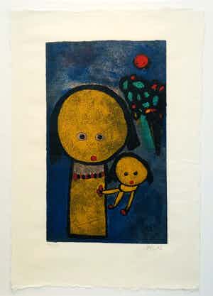 Giovanni Vetere - Zonder titel maar met lijst! verkocht voor € 195!