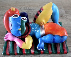 Clemens Briels - Sculptuur: Un mediodia en la playa enamorada - 2004 kopen? Bied vanaf 149!