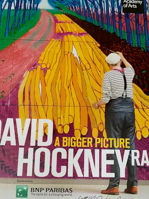 David Hockney - a bigger picture. Hand gesigneerd! kopen? Bied vanaf 500!
