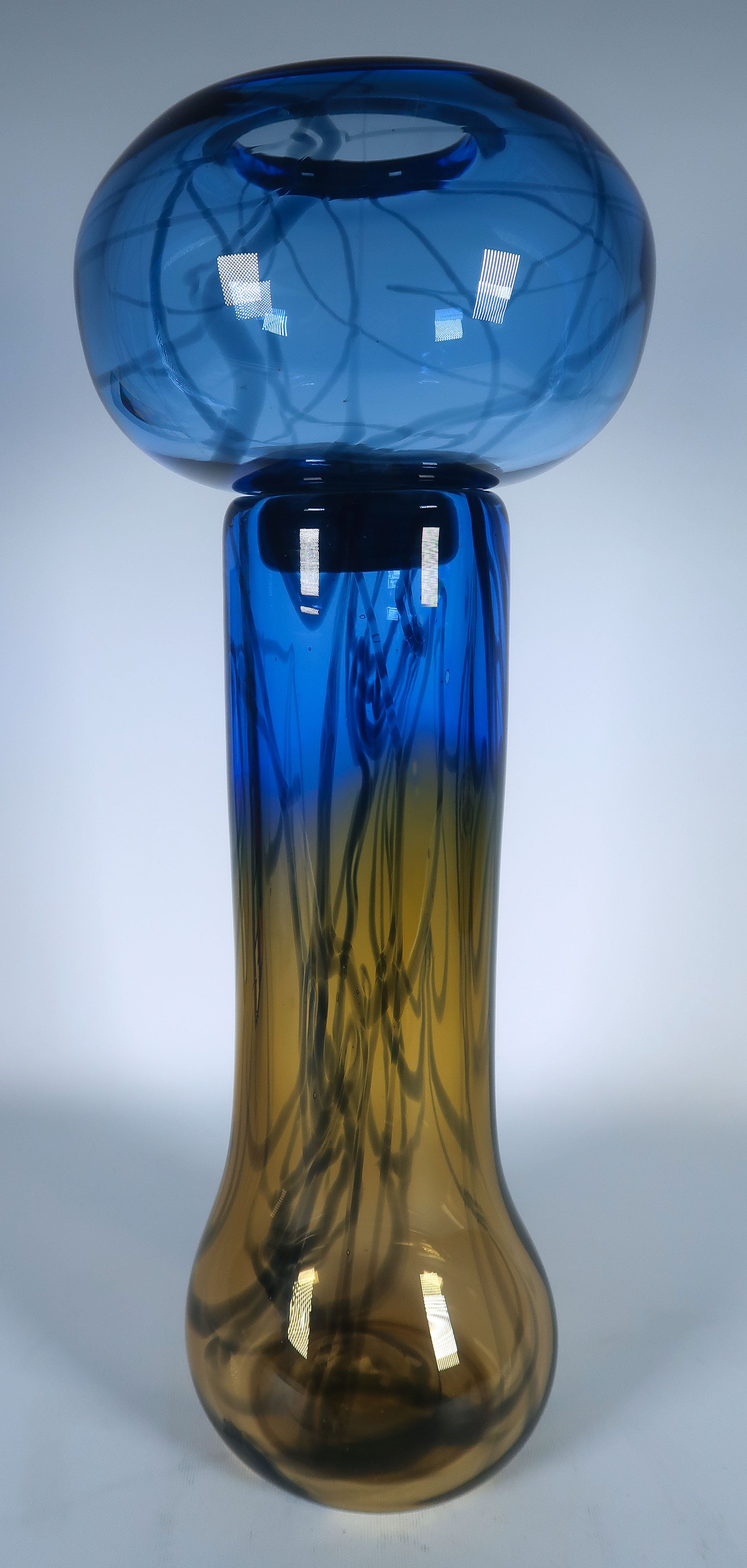 Lia Koster - Glas, Vaas ''Blue Sky'' kopen? Bied vanaf 80!