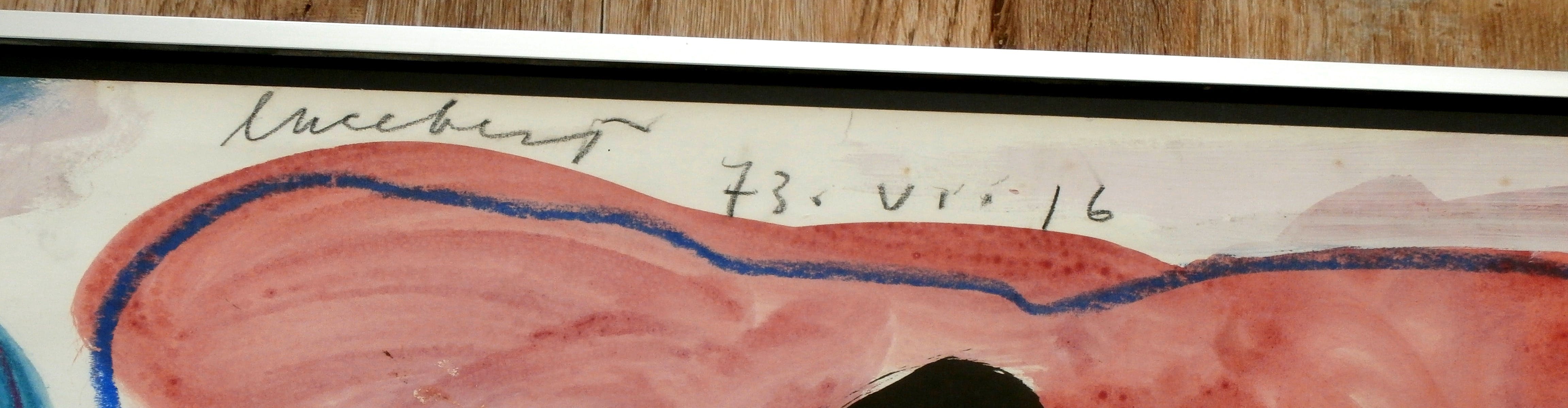 Lucebert - gemengde techniek op papier - 1973 (groot) kopen? Bied vanaf 4500!