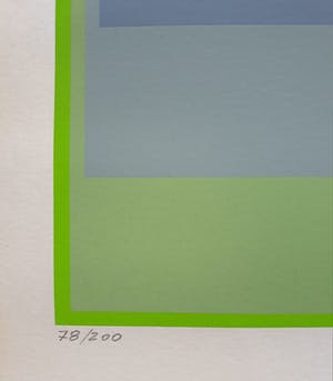 Buy Karl Gerstner - Geometrische Komposition, Siebdruck? Bid from 295!