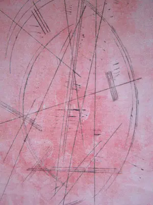 Wassily Kandinsky - Tekening in roze - 1952 - Lithografie kopen? Bied vanaf 400!