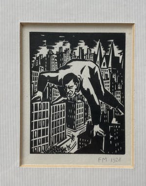 Frans Masereel - Serie: Le Travail. 4x kopen? Bied vanaf 100!