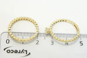 19 - Twee 14 karaats geelgouden Blusch ringen kopen? Bied vanaf 260!