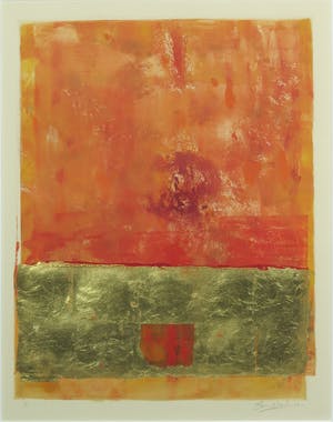 Steve Wood - Monoprint, Z.T. 1 - Ingelijst kopen? Bied vanaf 35!