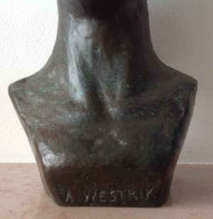 Brons (Onbekend) - Portret jonge vrouw kopen? Bied vanaf 275!