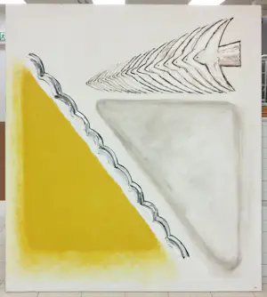 Hannes Postma - Olieverf op board, De vlucht der vogels in het verschiet (Zeer groot) kopen? Bied vanaf 1!