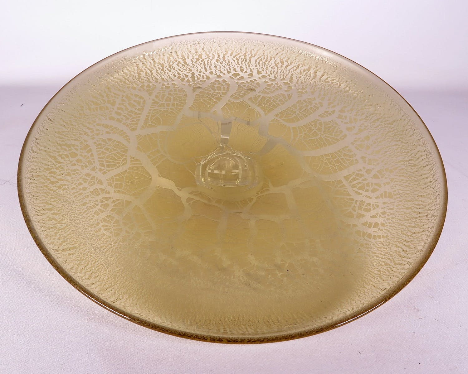 Andries Dirk Copier Glas, Tincraquele schaal verkauft! Den