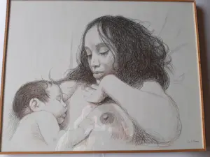 Aat Veldhoen - Rotaprint, Moeder en kind. kopen? Bied vanaf 60!