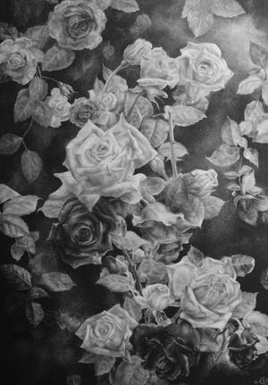 Aart van Dobbenburgh - Rozen in de nacht 1/25 kopen? Bied vanaf 55!