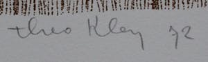 Theo Kley - Litho - 1972 kopen? Bied vanaf 35!