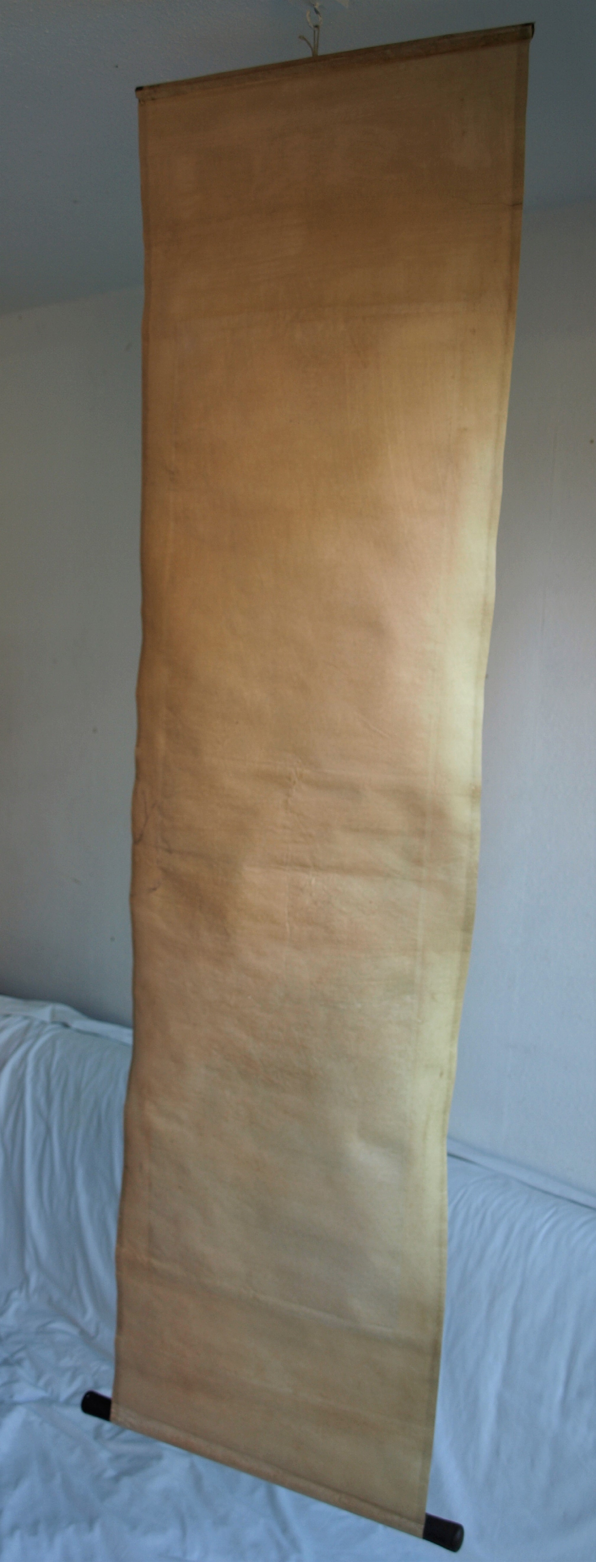 Niet of onleesbaar gesigneerd - Japanse of Chinese scroll, Man onder Boom - Aquarelverf en inkt op papier kopen? Bied vanaf 1!