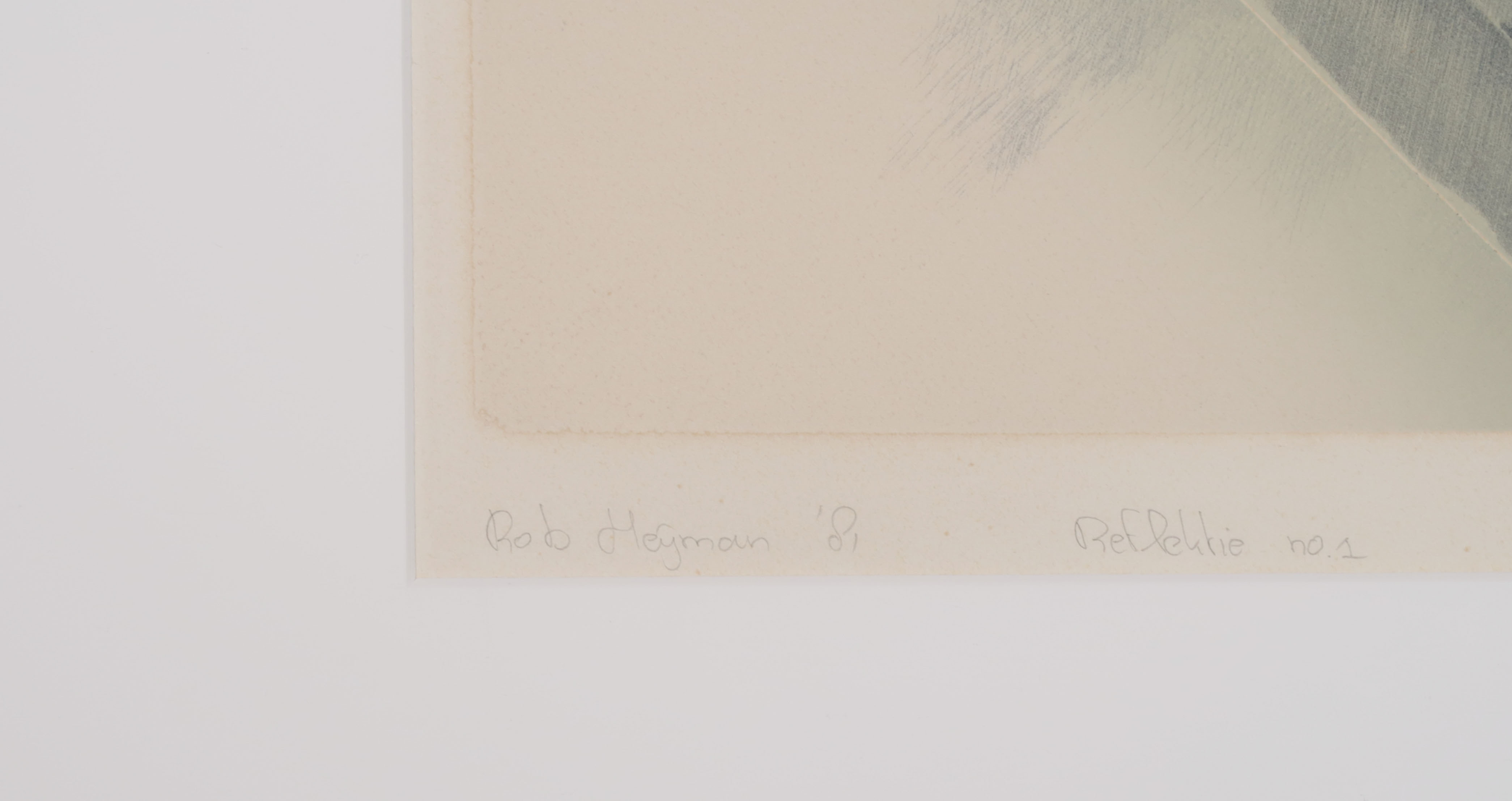 Rob Heijman - Ets, Reflektie No.1 kopen? Bied vanaf 1!