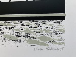 Hilde Mohring - kleurenzeefdruk - 'Śnieżka' - 1978 (Eigen druk) kopen? Bied vanaf 70!