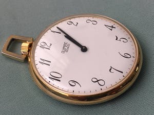 14K Goud - verguld onedel zakhorloge merk Olympic kopen? Bied vanaf 75!
