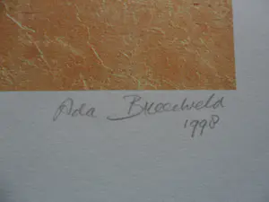 Ada Breedveld - Zeefdruk. Titel, Golden Sound, kopen? Bied vanaf 35!