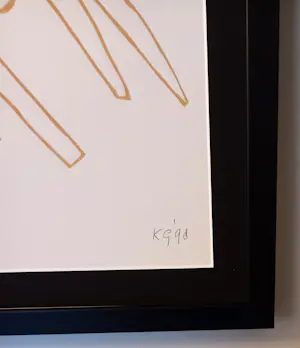 Klaas Gubbels - 'De Hond' (mooi gelijst) kopen? Bied vanaf 350!