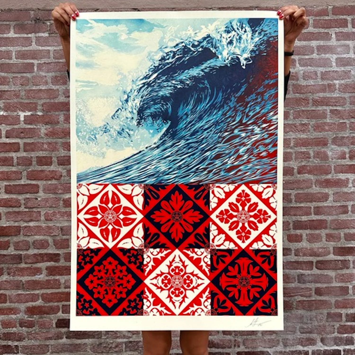 Shepard Fairey - WAVE OF DISTRESS SIGNED OFFSET LITHOGRAPH kopen? Bied vanaf 1!