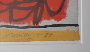 Corneille - " Banlieu " - Fraaie zeefdruk ( periode '51 - '87) kopen? Bied vanaf 245!