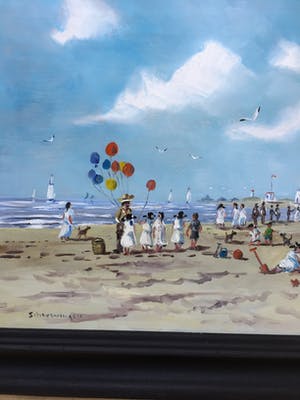 Henk Poeder - Strand bij scheveningen kopen? Bied vanaf 150!