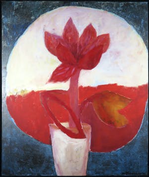 Marieke Thomassen - Acryl op doek, Zomervaas (Groot) kopen? Bied vanaf 1!