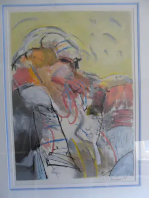 Kees van Bohemen - Ingelijste zeefdruk: zonder titel - 1981 kopen? Bied vanaf 125!