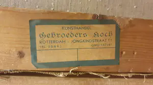 Andre Gignac - Zee met wolken - 1 meter breed! Met lijst erbij 1 meter 19 centimeter kopen? Bied vanaf 175!