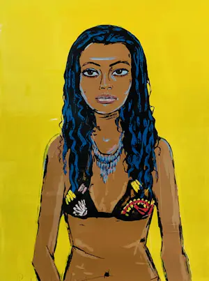 Peter Klashorst - My Yellow Princess (opslag) kopen? Bied vanaf 75!